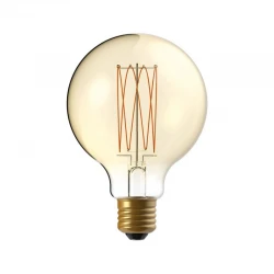 LED Λαμπτήρας C55 Γλόμπος G95 Μελί Νήμα Cage 7W E27 Dimmable 2700K - BeBulbs - Creative Cables