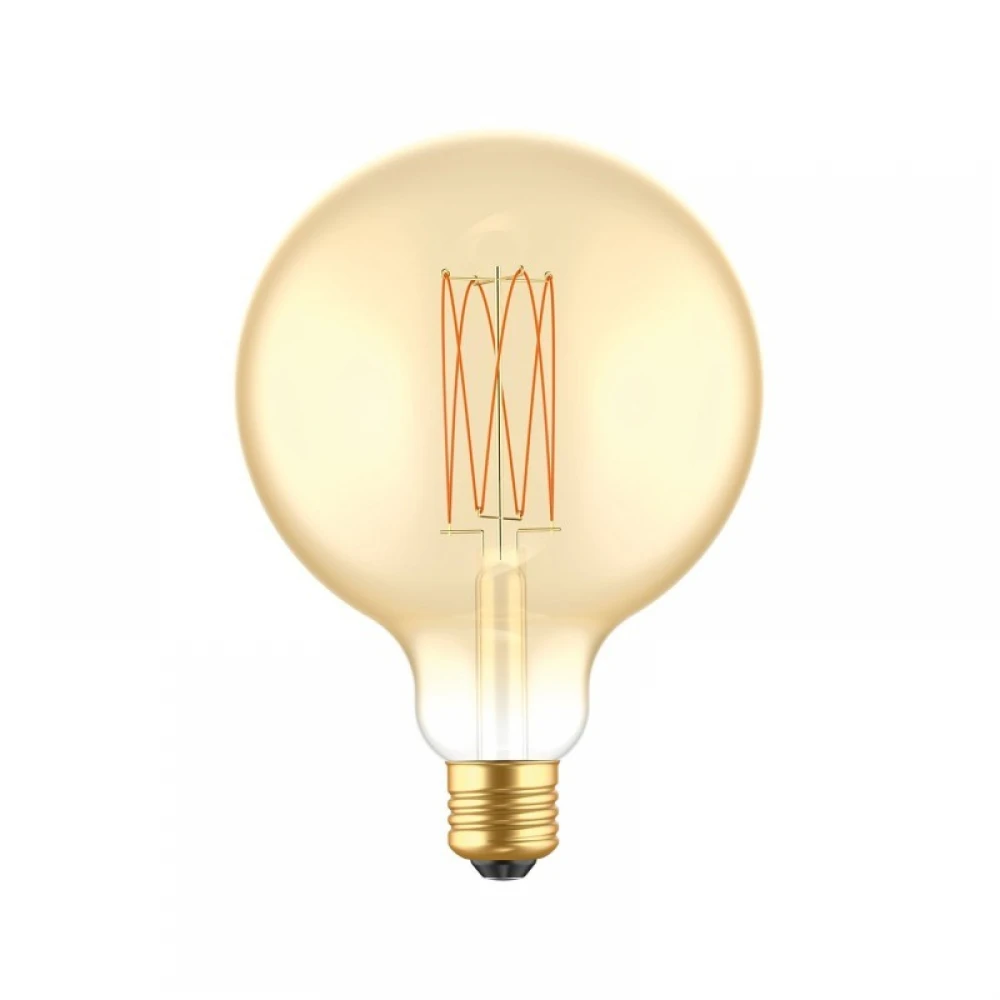 LED Λαμπτήρας C56 Γλόμπος G125 Μελί Νήμα Cage 7W E27 Dimmable 2700K - BeBulbs - Creative Cables