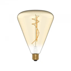 LED Λαμπτήρας H06 Cone 140 Μελί 8,5W E27 Dimmable 2200K - BeBulbs - Creative Cables