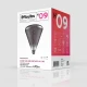 LED Λαμπτήρας H09 Cone 140 Φυμέ 10W E27 Dimmable 1800K - BeBulbs - Creative Cables