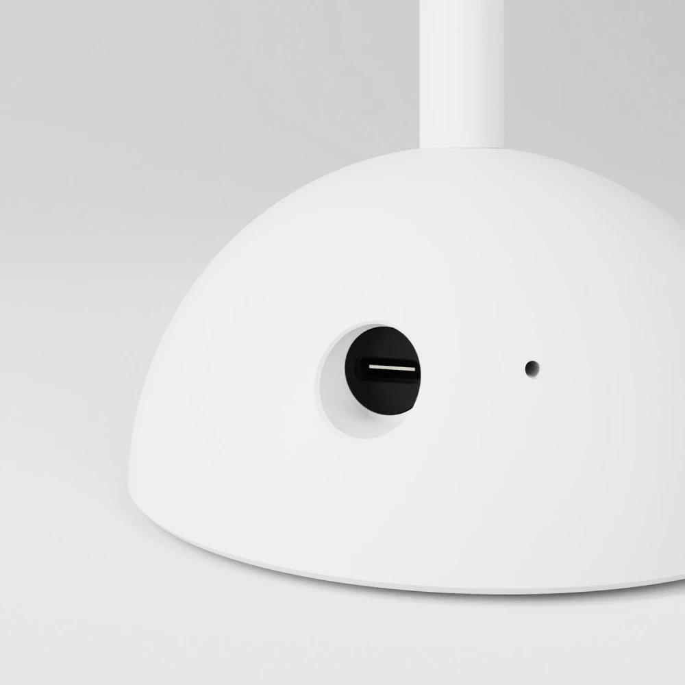 Φορητό Eπαναφορτιζόμενο Φωτιστικό Cabless12 με Λαμπτήρα A60 Συμβατό με Καπέλο - Λευκό - Creative Cables