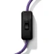 Ενδιάμεσο Διακοπτάκι με Ρίγες Μαύρο - Creative Cables