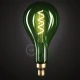 LED Λαμπτήρας XXL Πράσινος - A165 Σπιράλ Νήμα Filament - 5W E27 Dimmable 2200K - Creative Cables