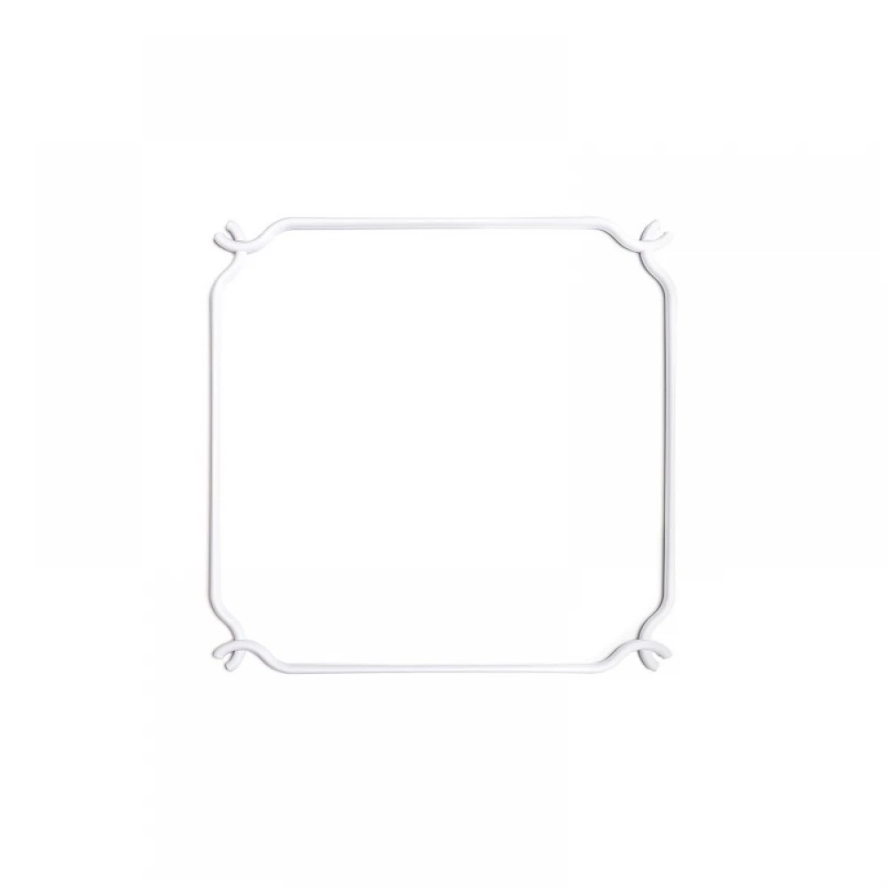 Cage Τετράγωνο - Κατασκευή για φωτιστικά Λευκή - Creative Cables