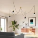 LED Λαμπτήρας Γλόμπος G125 Δίχρωμο Φυμέ Dark Shadow, σειρά Pastel, με Σπιράλ Νήμα Filament 4W E27 Dimmable 1900K - Creative Cables