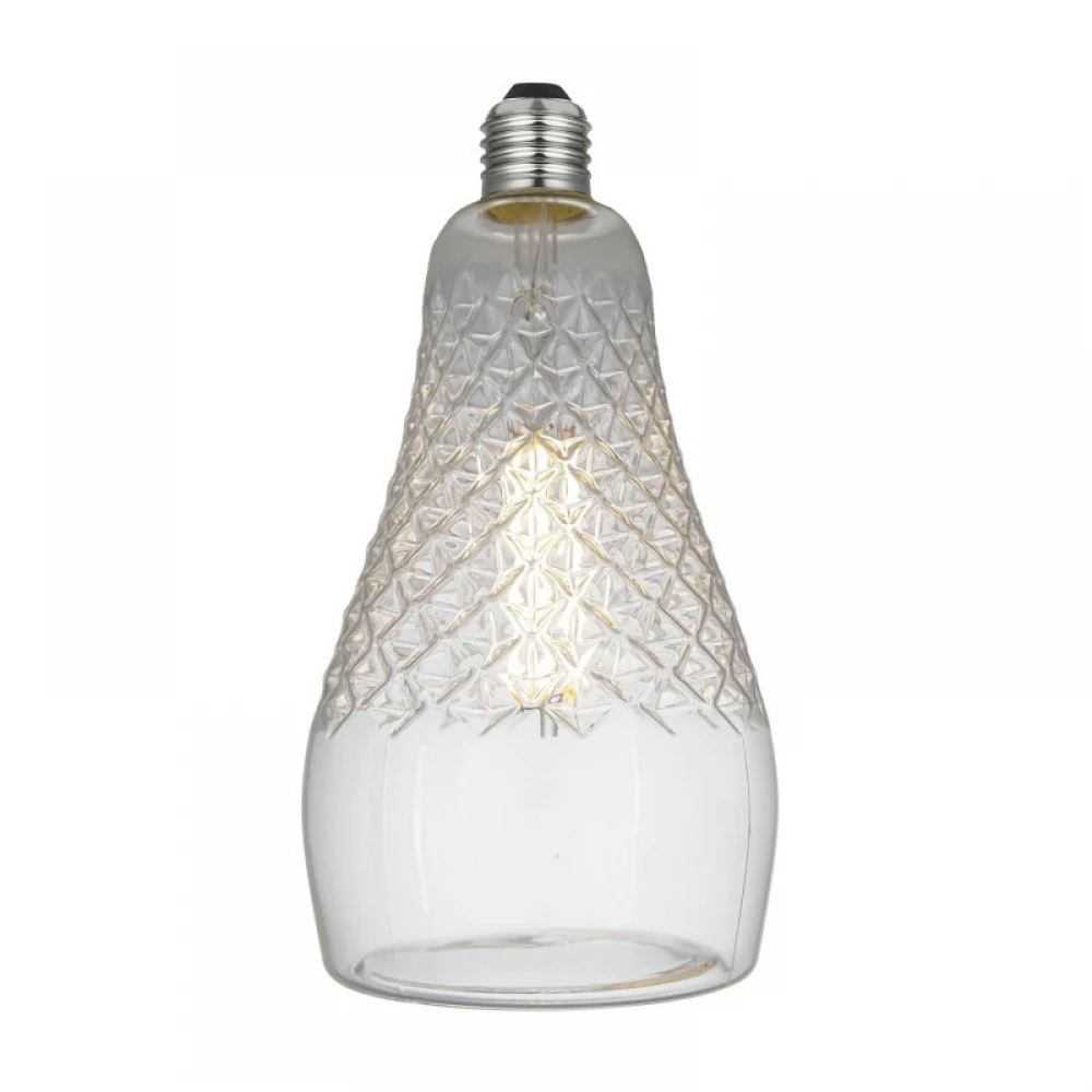 LED Λαμτπήρας Iris Σειρά Crystal Διαφανής 6W E27 2700K Dimmable - Creative Cables