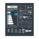 LED Λαμπτήρας Moire Σειρά Crystal Διαφανής 6W E27 2700K Dimmable - Creative Cables