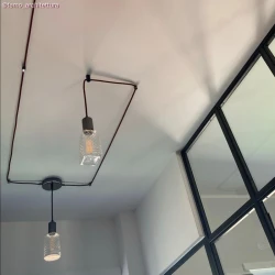 LED Λαμπτήρας Moire Σειρά Crystal Διαφανής 6W E27 2700K Dimmable - Creative Cables