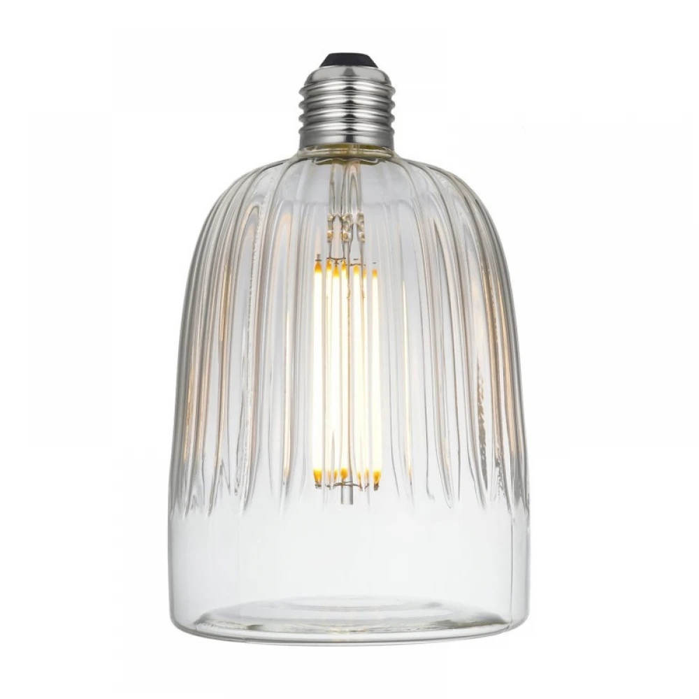 LED Λαμπτήρας Tiche Σειρά Crystal Διαφανής 6W E27 2700K Dimmable - Creative Cables