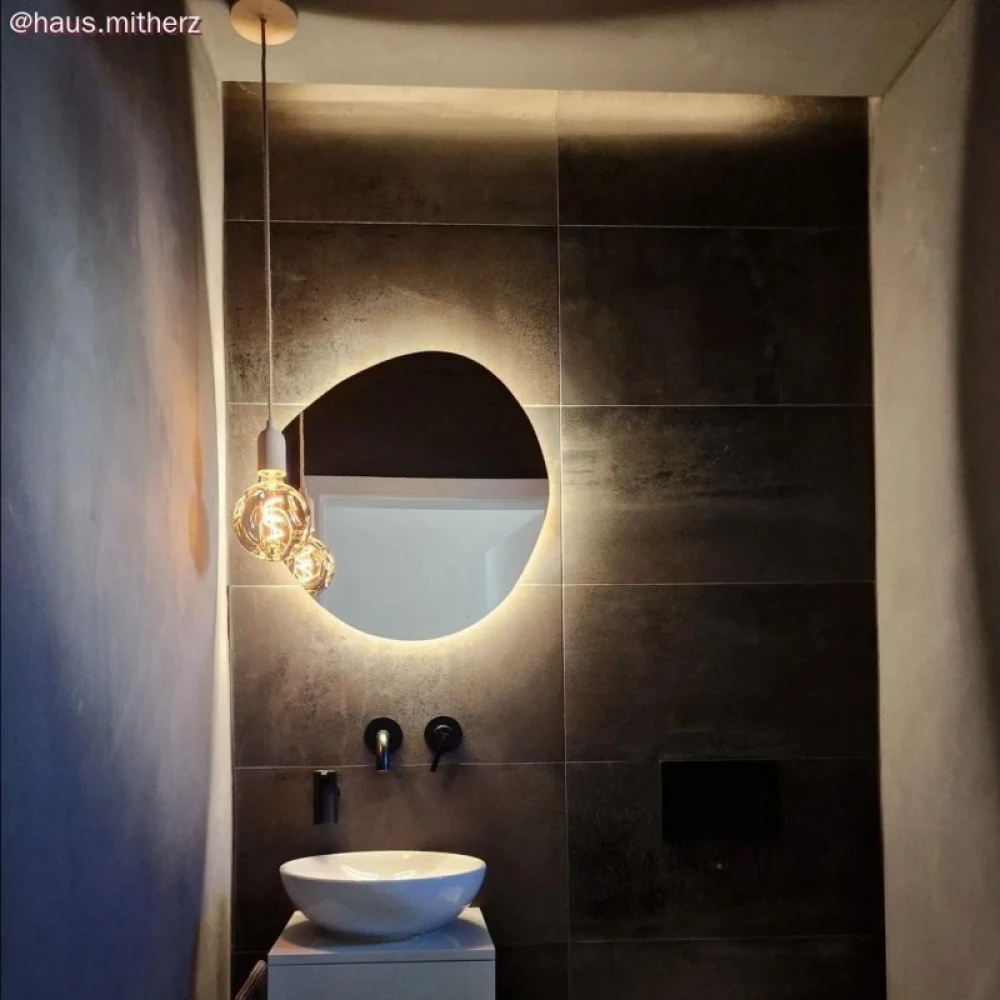 LED Λαμπτήρας Γλόμπος G145 Φυσητό Γυαλί με εξογκώματα φυμε γκρι σπιραλ νήμα 5W E27 2000Κ Dimmable - Creative Cables