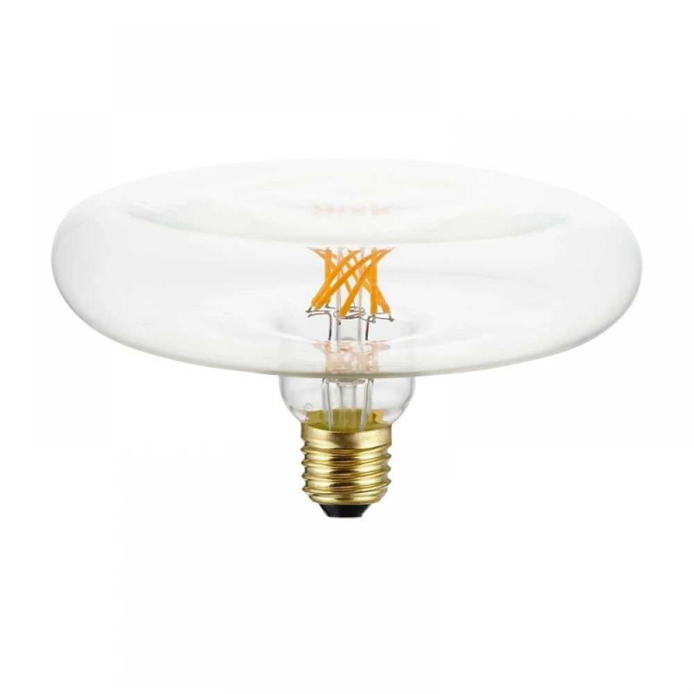LED Λαμπτήρας Dash D170 Διαφανής, με Νήμα σχήματος Χ, Filament 6W E27 Dimmable 2700K - Creative Cables
