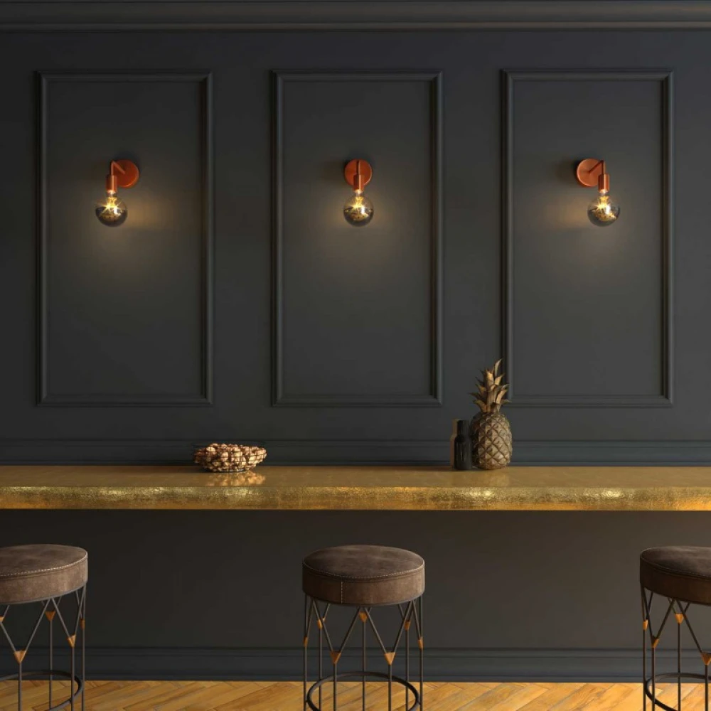 Σωληνάκι Προέκτασης με Καμπύλη 14 cm Μεταλλικό Χάλκινο Αντικέ - Creative Cables