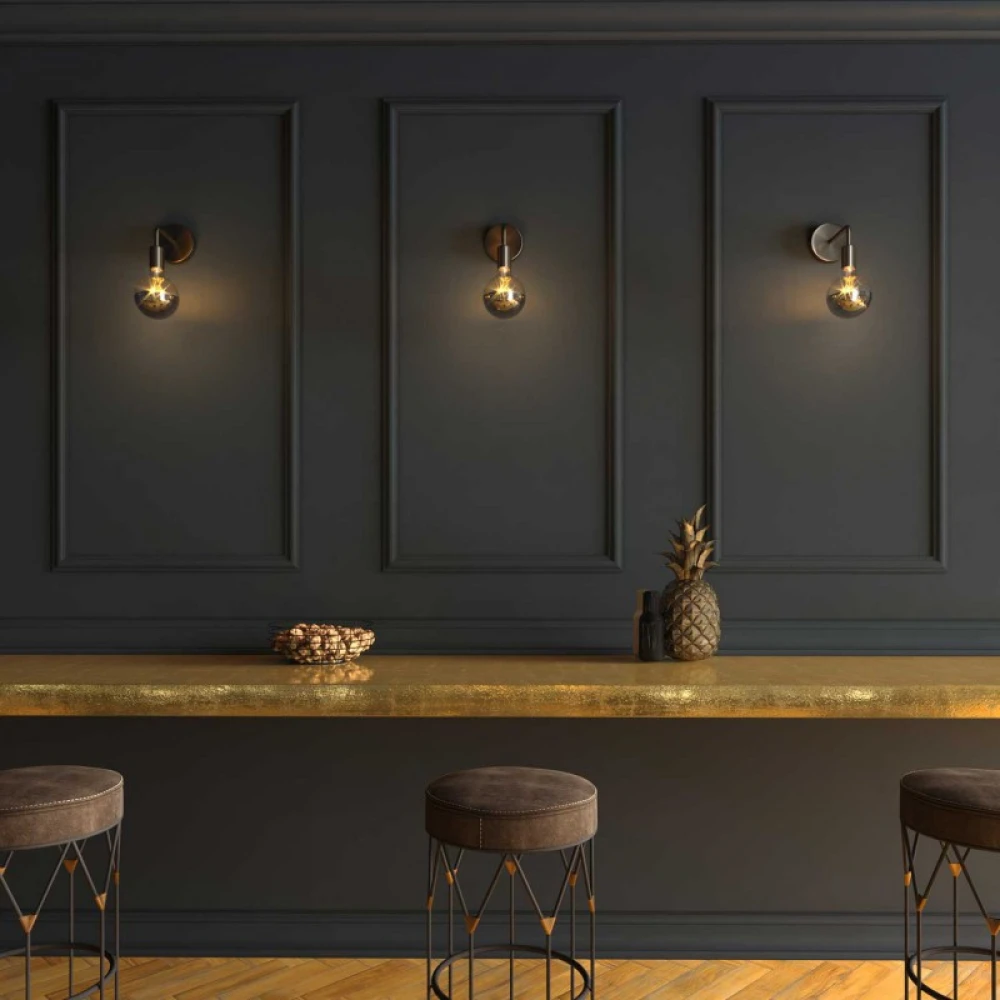 Σωληνάκι Προέκτασης με Καμπύλη 14 cm Μεταλλικό Νίκελ ΜΑΤ - Creative Cables