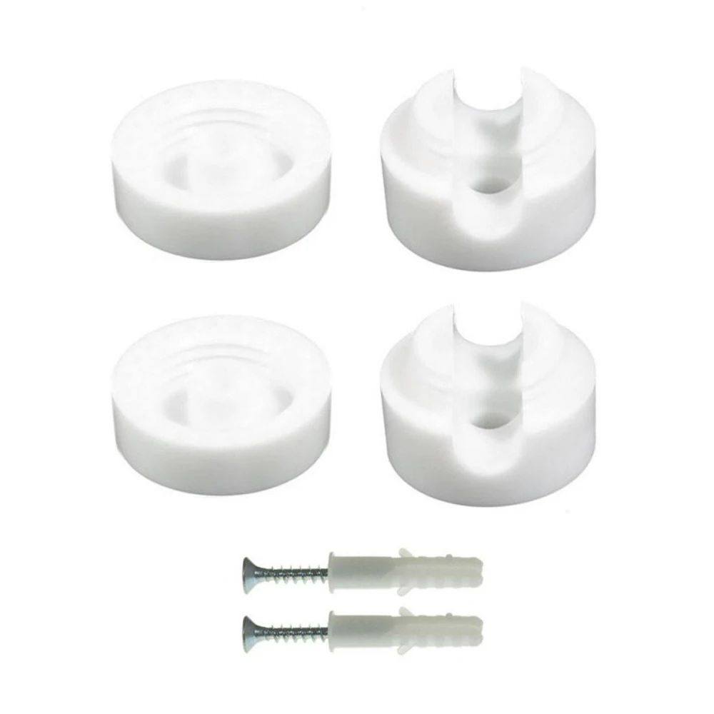 Σετ 2 τεμαχίων Universal Στήριγμα Τοίχου για Υφασμάτινο καλώδιο μεγάλης διατομής 3x1 και 3x1,5 για συστήματα EIVA - 2 τεμάχια - Λευκό - Creative Cables