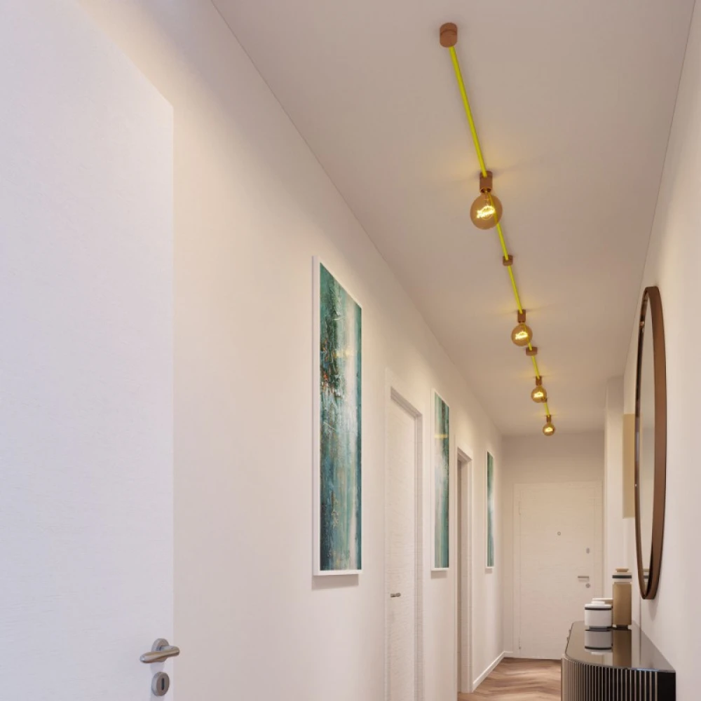 Σύστημα Filé Γιρλάντα Συμμετρικό DIY Kit - 5m Καλώδιο Γιρλάντας και 9 Ξύλινα Αξεσουάρ Εσωτερικού Χώρου - Creative Cables