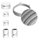 Σύστημα Filé Γιρλάντα Ζιγκ-Ζαγκ Wiggle DIY Kit - 3m Καλώδιο Γιρλάντας Και 5 Ξύλινα Αξεσουάρ Εσωτερικού χώρου Λευκά - Creative Cables