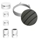 Σύστημα Filé Γιρλάντα Ζιγκ-Ζαγκ Wiggle DIY Kit - 3m Καλώδιο Γιρλάντας Και 5 Ξύλινα Αξεσουάρ Εσωτερικού χώρου Λευκά - Creative Cables