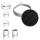 Σύστημα Filé Γιρλάντα Ζιγκ-Ζαγκ Wiggle DIY Kit - 3m Καλώδιο Γιρλάντας Και 5 Ξύλινα Αξεσουάρ Εσωτερικού χώρου Λευκά - Creative Cables