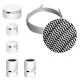 Σύστημα Filé Γιρλάντα Ζιγκ-Ζαγκ Wiggle DIY Kit - 3m Καλώδιο Γιρλάντας Και 5 Ξύλινα Αξεσουάρ Εσωτερικού χώρου Λευκά - Creative Cables