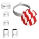 Σύστημα Filé Γιρλάντα Ζιγκ-Ζαγκ Wiggle DIY Kit - 3m Καλώδιο Γιρλάντας Και 5 Ξύλινα Αξεσουάρ Εσωτερικού χώρου Λευκά - Creative Cables