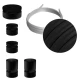 Σύστημα Filé Γιρλάντα Ζιγκ-Ζαγκ Wiggle DIY Kit - 3m Καλώδιο Γιρλάντας Και 5 Ξύλινα Αξεσουάρ Εσωτερικού χώρου Μαύρα - Creative Cables