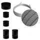 Σύστημα Filé Γιρλάντα Ζιγκ-Ζαγκ Wiggle DIY Kit - 3m Καλώδιο Γιρλάντας Και 5 Ξύλινα Αξεσουάρ Εσωτερικού χώρου Μαύρα - Creative Cables