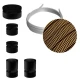 Σύστημα Filé Γιρλάντα Ζιγκ-Ζαγκ Wiggle DIY Kit - 3m Καλώδιο Γιρλάντας Και 5 Ξύλινα Αξεσουάρ Εσωτερικού χώρου Μαύρα - Creative Cables