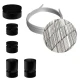 Σύστημα Filé Γιρλάντα Ζιγκ-Ζαγκ Wiggle DIY Kit - 3m Καλώδιο Γιρλάντας Και 5 Ξύλινα Αξεσουάρ Εσωτερικού χώρου Μαύρα - Creative Cables