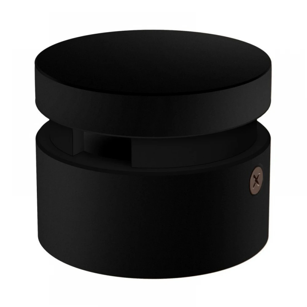 Ξύλινο Εξάρτημα Ενδιάμεσο Στρόγγυλο DIY για Καλώδιο Γιρλάντας Μαύρο - Σειρά Filé - Creative Cables