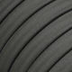Πλακέ Υφασμάτινο Καλώδιο για Γιρλάντα Creative Cables - Γκρι CM03