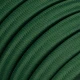 Πλακέ Υφασμάτινο Καλώδιο για Γιρλάντα Creative Cables - Σκούρο Πράσινο CM21
