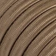 Πλακέ Υφασμάτινο Καλώδιο για Γιρλάντα Creative Cables - Σαμπανιζέ CM27