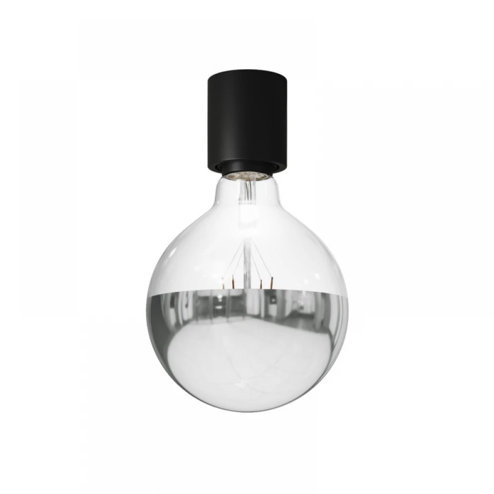 Φωτιστικό Τοίχου ή Οροφής με λάμπα καθρέπτου - IP44 Στεγανό - Μαύρο - Creative Cables