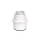 Φωτιστικό Τοίχου ή Οροφής με καπέλο Majolica- IP44 Στεγανό - Λευκό - Creative Cables