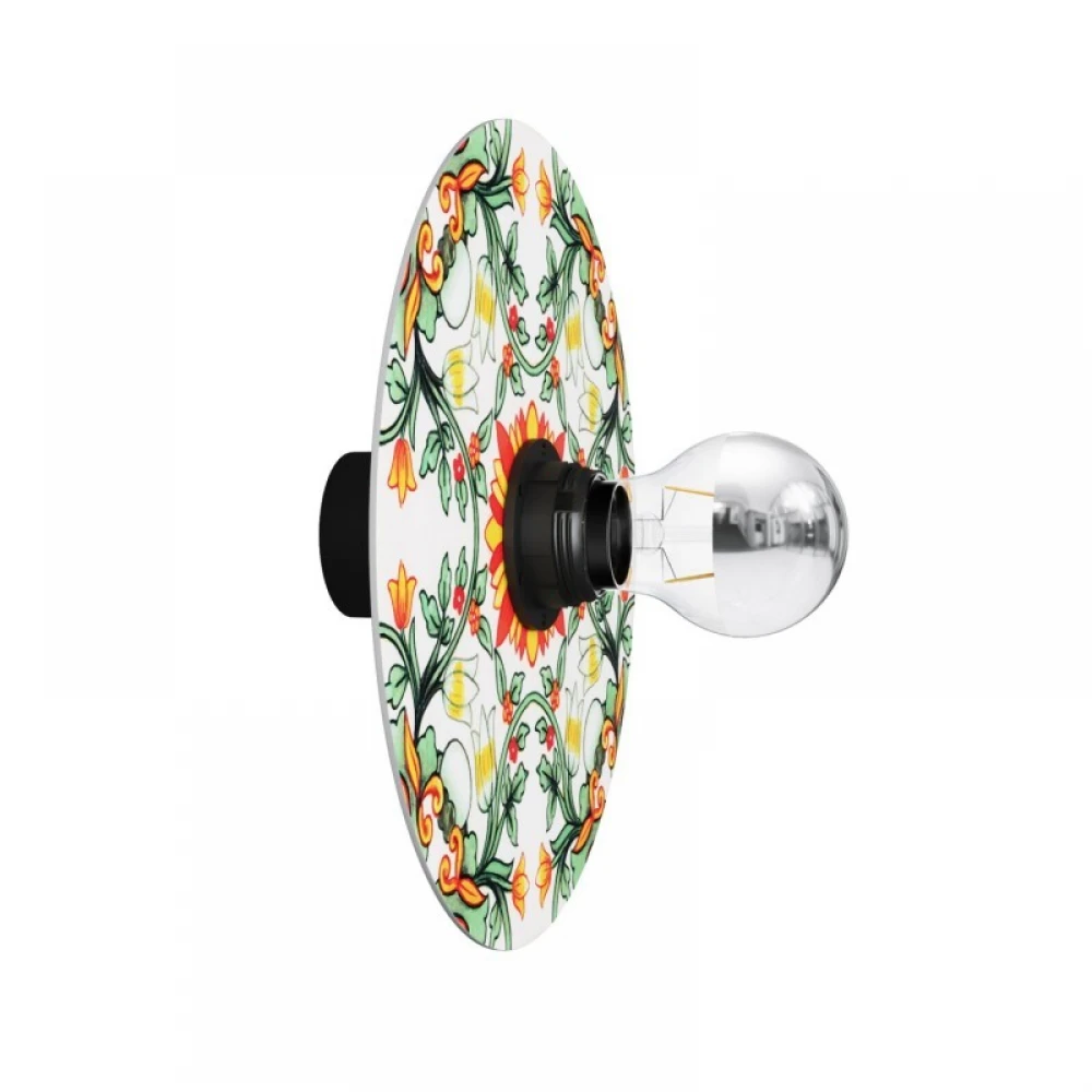 Φωτιστικό Τοίχου ή Οροφής με καπέλο Majolica- IP44 Στεγανό - Μαύρο - Creative Cables