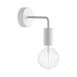 Φωτιστικό Τοίχου Fermaluce EIVA ELEGANT με Καμπύλη, Στεγανό IP65 Λευκό - Creative Cables