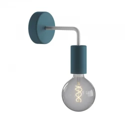 Φωτιστικό Τοίχου Fermaluce EIVA ELEGANT με Καμπύλη, Στεγανό IP65 Πετρόλ - Creative Cables
