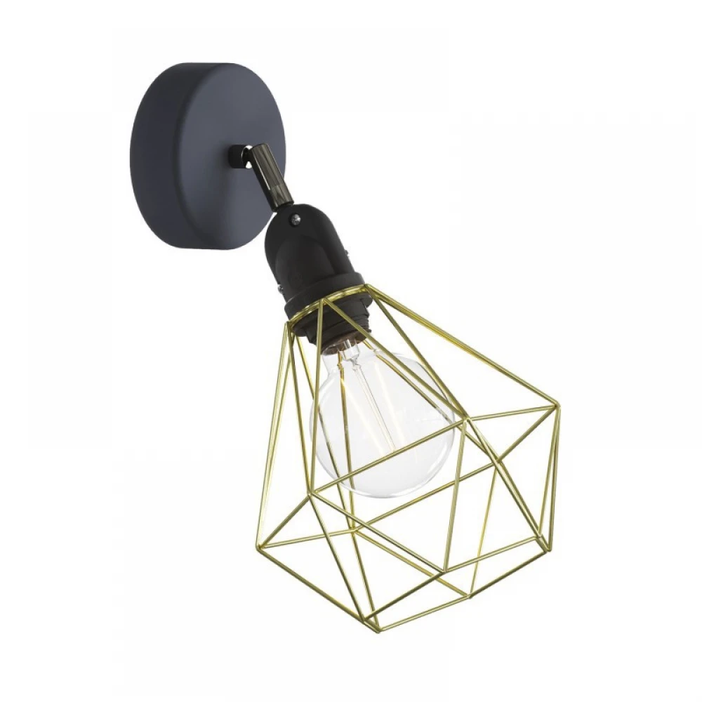 Φωτιστικό Τοίχου Fermaluce EIVA Κινητό με Κλουβί Διαμάντι - Creative Cables