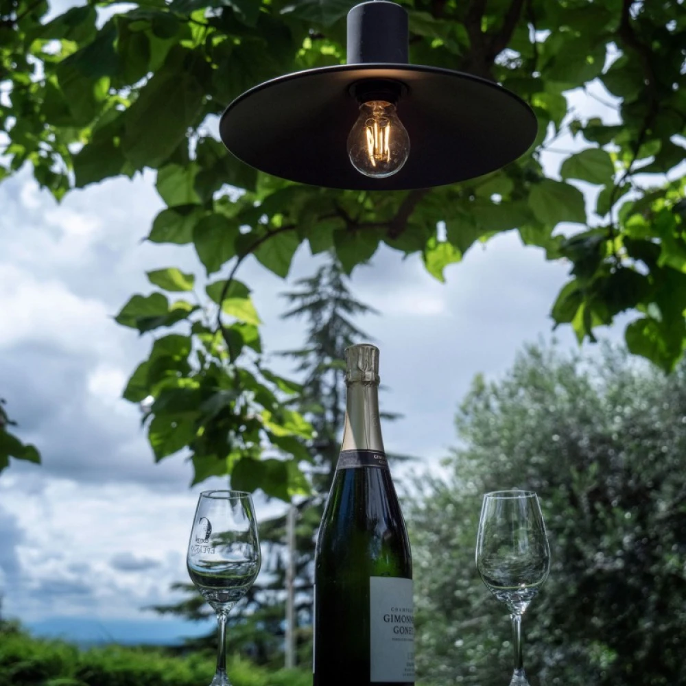 Στεγανό Γραφίτη Ντουί EIVA ELEGANT για Καπέλο Φωτιστικού, E27 με Κάλυμμα Σιλικόνης για Εξωτερικό Χώρο - Το Πρώτο IP65 Ντουί Παγκοσμίως - Creative Cables