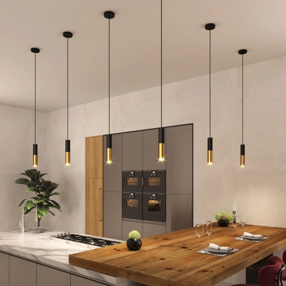 Σωληνωτό Φωτιστικό Σποτ Μεταλλικό Tub-E14 διπλό Μαύρο - Μπρονζέ - Creative Cables