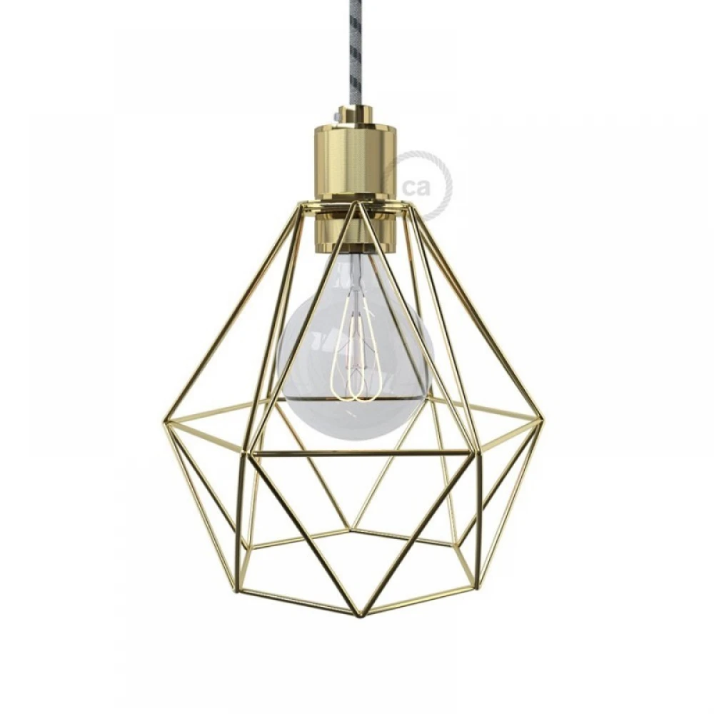 Ντουί Αλουμινίου Βιομηχανικό Ε27 Χρυσό - Creative Cables