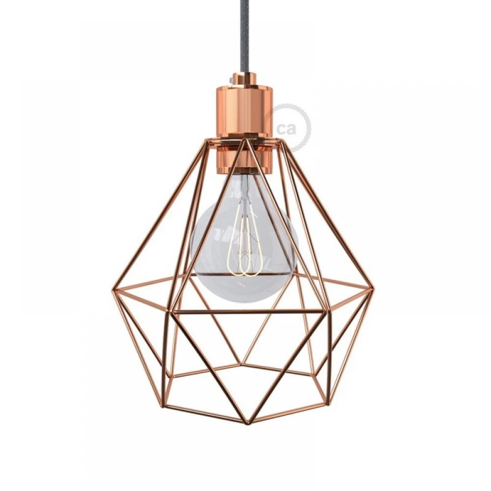 Ντουί Αλουμινίου Βιομηχανικό Ε27 Χάλκινο - Creative Cables