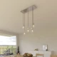 Ορθογώνια Μπάρα Ροζέτα XXL Rose-One με 5 τρύπες, 675 x 225 mm - Νίκελ ΜΑΤ Dibond - Creative Cables