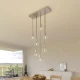 Ορθογώνια Μπάρα Ροζέτα XXL Rose-One με 7 τρύπες, 675 x 225 mm - Νίκελ ΜΑΤ Dibond - Creative Cables