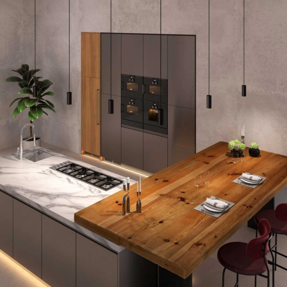 Ντουί Tub-E14, Σωληνωτό σποτ με E14 με ροδέλες - Μαύρο - Creative Cables