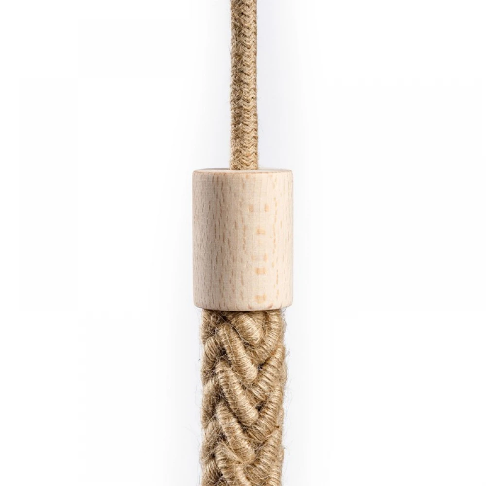 Ξύλινο Τερματικό για Σχοινί Τριχιά 2XL 24mm, Φυσικό - Creative Cables