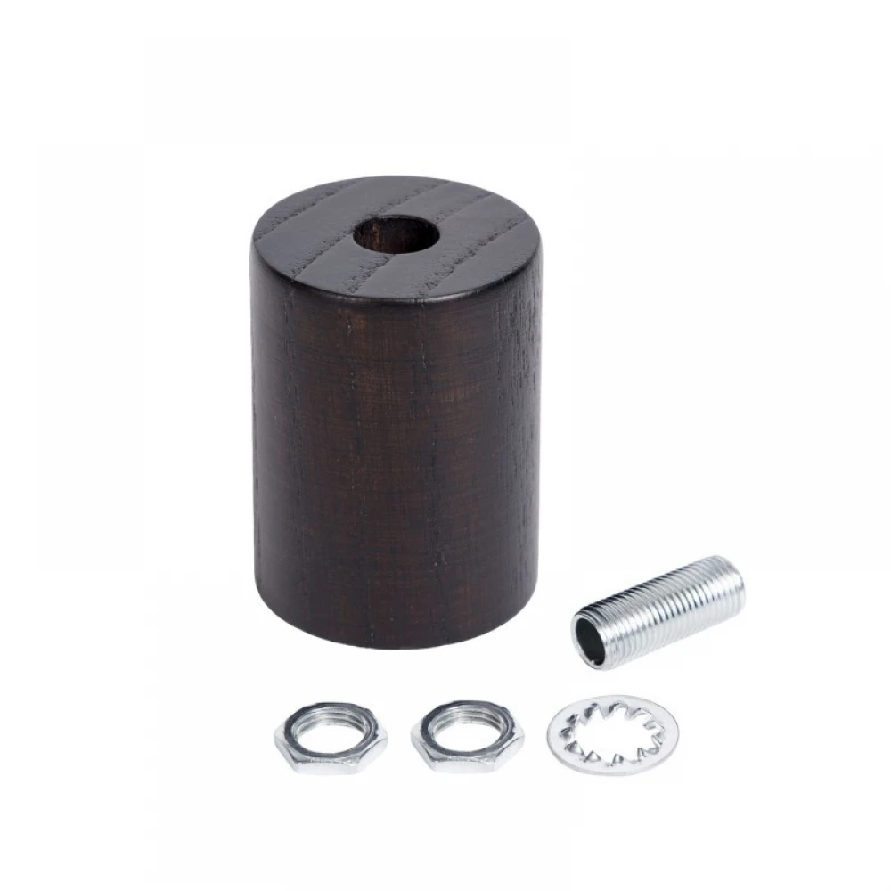 Ξύλινο Τερματικό για Σχοινί Τριχιά 2XL 24mm, Wenge Εφέ - Creative Cables