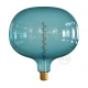 LED Λαμπτήρας Μπλε (Ocean Blue) Cobble με Σπιράλ Νήμα Filament 4W 220-240V E27 Dimmable 2200K - Creative Cables