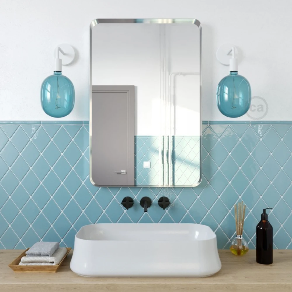 LED Λαμπτήρας Μπλε (Ocean Blue) Egg με Νήμα Άμπελος 4W Filament E27 Dimmable 2200K - Creative Cables