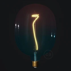 LED Λαμπτήρας Όνειρο Ροζέ-Μπλε (Dream) Egg με Νήμα Άμπελος 4W Filament E27 Dimmable 2200K - Creative Cables